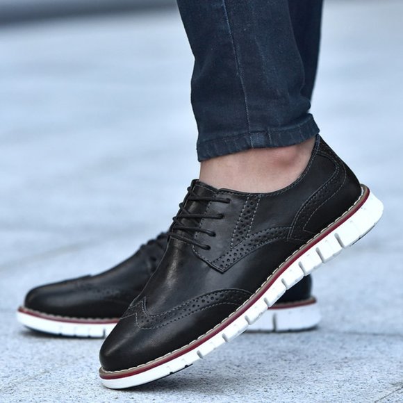 Fashion Men\'s Leather Wingtips (Casual Soles) main image 5